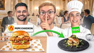 Miniature : On piège des clients de restaurants de Youtubeurs (ils n’ont RIEN vu)