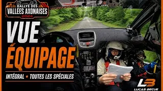 Miniature : 🏁 Onboard intégral | Vue Route + équipage | Rallye des Vallées Axonaises 2024 | Peugeot 207 RC F2015