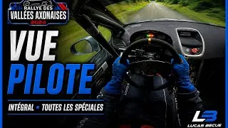 Miniature : 🏁 Onboard intégral | Vue pilote | Rallye des Vallées Axonaises 2024 | Peugeot 207 RC F2015
