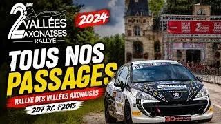 Miniature : 🏁 Tous nos passages – Rallye des Vallées Axonaises 2024 | Peugeot 207 RC F2015 | Victoire de classe