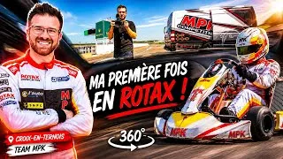 Miniature : 🏁 Ma PREMIÈRE fois en karting Rotax ! Immersion 360° à Croix-en-Ternois (avec le Team MPK)