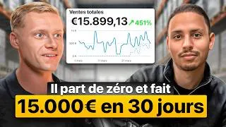 Miniature : Il lance sa première boutique… et fait 15.000€ en 30 jours (Les débuts de Martin en e-commerce)