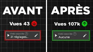 Miniature : Tu Ne Réussira JAMAIS sur YouTube sans Corriger ces 20 Paramètres