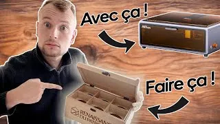 Miniature : GRAVURE et DECOUPE LASER w/ CREALITY FALCON A1 : c'est INCROYABLE !