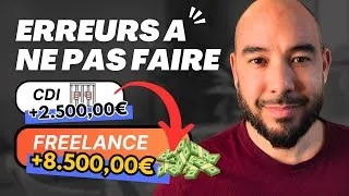 Miniature : 5 Erreurs à éviter pour devenir freelance en 2025 (mon expérience de chef de projet)