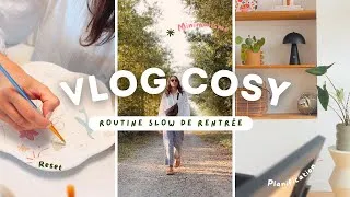 Miniature : Une rentrée sans stress 🌿 Vlog cosy, organisation & slow living