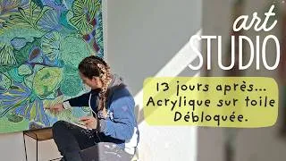 Miniature : ART STUDIO | nouvelle trajectoire pour cette acrylique sur toile