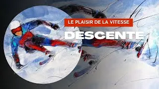 Miniature : ski de descente | le tableau ... en station filmé par un drone