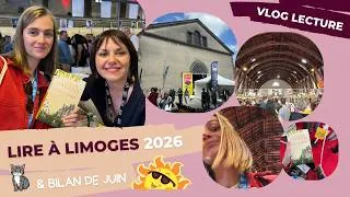 Miniature : VLOG LECTURE | Salon Lire à Limoges & Bilan lecture de juin 🌞