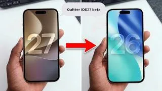 Miniature : Comment Revenir à iOS 26 Depuis IOS 27 Beta Sans Perte de Données ?[100% Efficace]