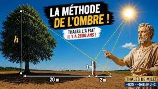 Miniature : L'astuce de Thalès pour mesurer n'importe quoi (sans échelle)