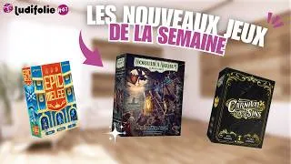 Miniature : Les nouveaux jeux de la semaine (20/03/2026) - Ludifolie #67