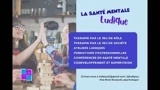Miniature : 🎲 Bienvenue sur la chaîne LudiPsy par la psychologue Dre Elsa Brais-Dussault