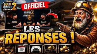 Miniature : 🎤 Gold Mining Simulator 2  J'analyse toutes les annonces des développeurs Date de sortie, DLC, Cons