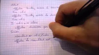 Miniature : Algorithmes de base et conditions - 1ère SSI / Terminale STI2D