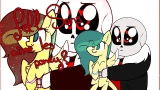 Miniature : Fell Sans aime les poney? -- Comic Dub FR