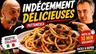 Miniature : Pâtes à la PUTTANESCA 🇮🇹 La recette italienne prête en 10 min