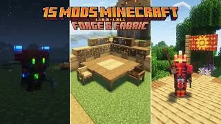 Miniature : 15 Mods Cool pour Minecraft 1.21 (Forge et Fabric)