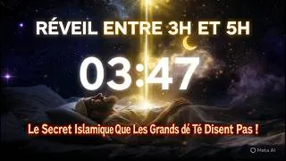 Miniature : RÉVEIL ENTRE 3H ET 5H : Le Secret Islamique Que Les Grands de l’Islam Ne Te Disent Pas !