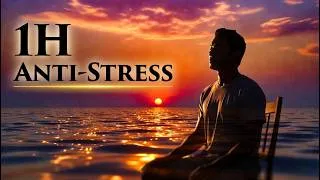 Miniature : 1 Heure de Mer Calme au Coucher de Soleil | Anti-Stress Profond & Sommeil Immédiat