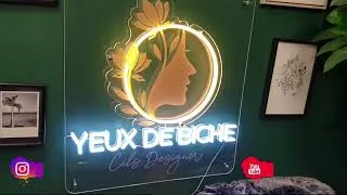 Miniature : Enseigne néon personnalisée avec effet RELIEF et impression. Illuminez votre logo ou votre marque !