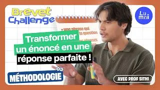 Miniature : Comprendre un énoncé et rédiger une réponse détaillée ! (avec @Prof_Sithi), Brevet Challenge | Lumni