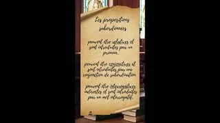 Miniature : Les propositions dans la phrase complexe