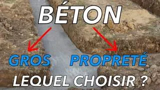 Miniature : MAÇONNERIE : c'est quoi un GROS béton ? un béton de PROPRETÉ ? 1/3