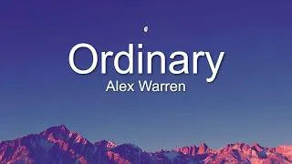 Miniature : Alex Warren-Ordinary(Lyrics)
