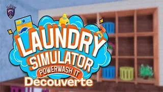 Miniature : Laundry Simulator Powerwash it : Découverte (No commentary)