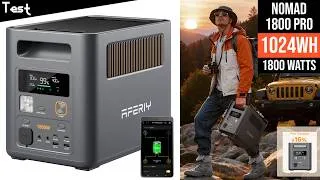 Miniature : "Test" La batterie parfaite pour la vanlife ⚡️ "Aferiy Nomad 1800 pro"