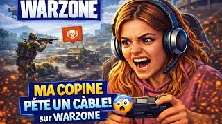 Miniature : Warzone avec ma copine… elle devient folle 😳🎮