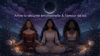 Miniature : 🌑🇨🇦 FR-Attirer la sécurité émotionnelle & l’amour de Soi | Nouvelle Lune Cancer | Méditation guidée