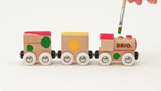 Miniature : Train peinture Brio