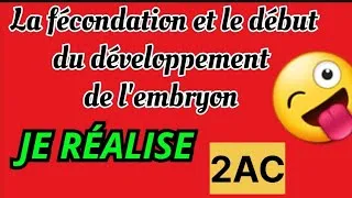 Miniature : La fécondation et le début du développement de l'embryon - Je réalise page 127