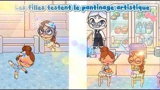 Miniature : Les filles testent le patinage artistique ⛸️✨🤭/With voice /Avatar World