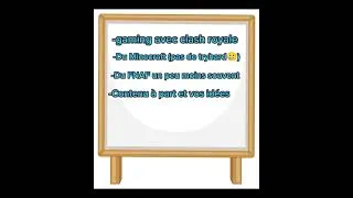 Miniature : Présentation de ma chaîne youtube 👍