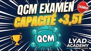 Miniature : Quiz Capacité de Transport (+3,5 tonnes) 🚛 | 5 Questions Type Examen -1-