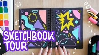 Miniature : Sketchbook Tour ✧ 3 Couleurs de pages différentes