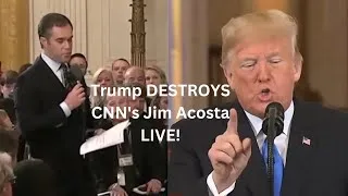 Miniature : BRUTAL: Trump DESTROYS CNN's Jim Acosta LIVE... The Crowd W!!! You Shouldn’t Be Working at CNN!