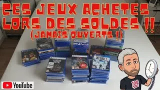 Miniature : #226 - Ces jeux achetés en soldes et jamais ouverts !! ^^