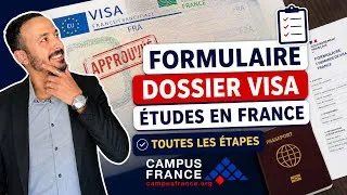Miniature : Formulaire VISA d’études France 🇫🇷 méthode 100% fiable, toutes les étapes