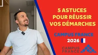 Miniature : 5 Astuces pour réussir vos démarches Campus France
