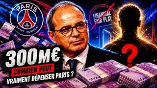 Miniature : MERCATO PSG 🔴🔵 Combien Paris peut réellement dépenser pour un mercato XXL ? 💰