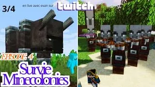 Miniature : MineColonies | Episode 4 P3/4 | un petit raid facile(ou pas)