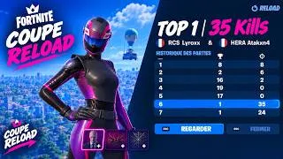 Miniature : Top 1 avec 35 kills en Cup Skin Realod sur Fortnite !