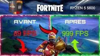 Miniature : Je test mon nouveau processeur sur Fortnite ( Ryzen 5 5600 )