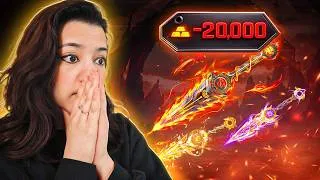 Miniature : I Opened the NEW EVO Melee Skin *FIREBORN* For Katya - I got cooked (again)