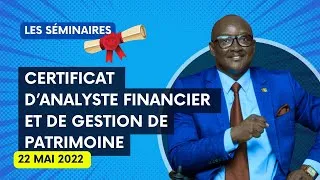 Miniature : Les séminaires - Certificat d'analyste financier et de gestion de patrimoine
