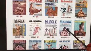 Miniature : Historique des couvertures d'Arnold dans les magasines Weider